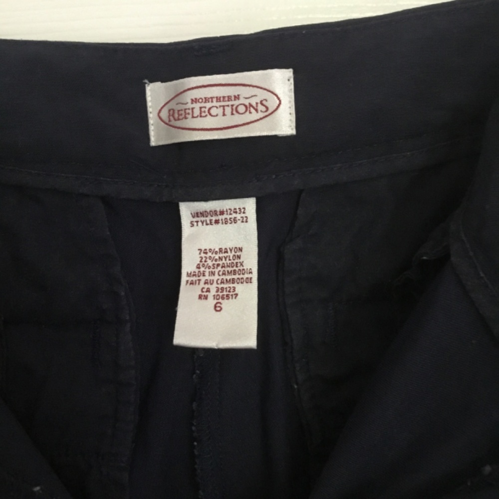 Deep Navy Capris - Picture 6 of 6